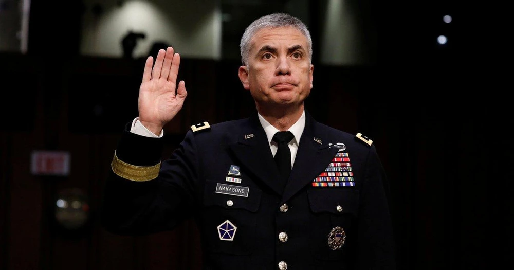 Lãnh đạo Bộ Tư lệnh Không gian mạng Mỹ - Tướng Paul Nakasone. Ảnh: REUTERS