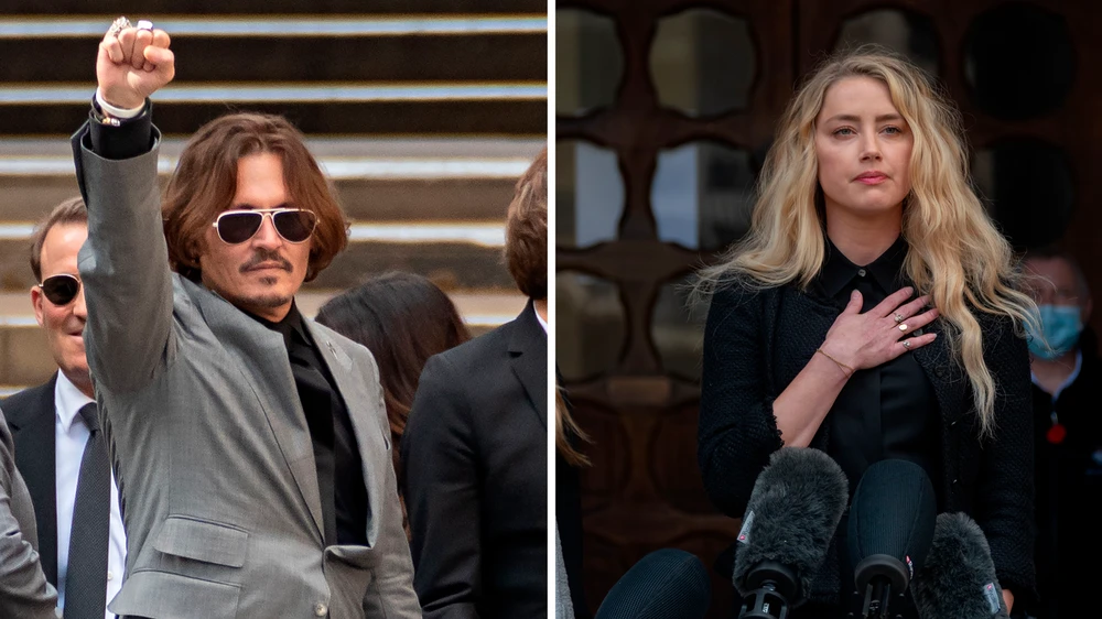 Tài từ Johnny Depp và vợ cũ Amber Heard. Ảnh: AP