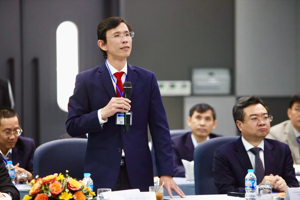 Trưởng ban Quản lý Khu Công nghệ cao Nguyễn Anh Thi bày tỏ xúc động khi được tiếp đoàn công tác của Cuba.