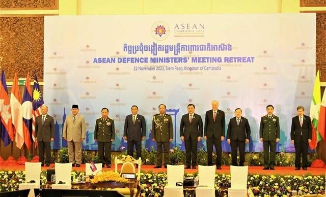Hội nghị Hẹp Bộ trưởng Quốc phòng các nước ASEAN (ADMM Hẹp) tại Siem Reap, Campuchia ngày 22-11. Ảnh: VNA/Báo Quốc tế