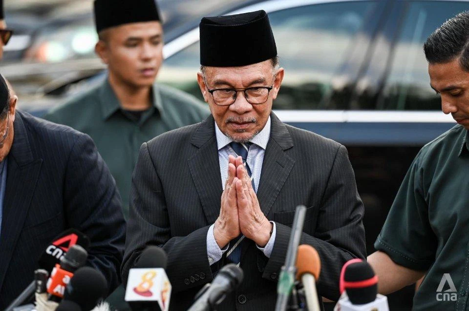 Tân Thủ tướng Malaysia Anwar Ibrahim. Ảnh: CNA