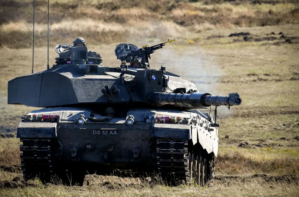 Mẫu xe tăng Challenger 2 của Anh sẽ gửi cho Ukraine. Ảnh: EPA/SHUTTERSTOCK
