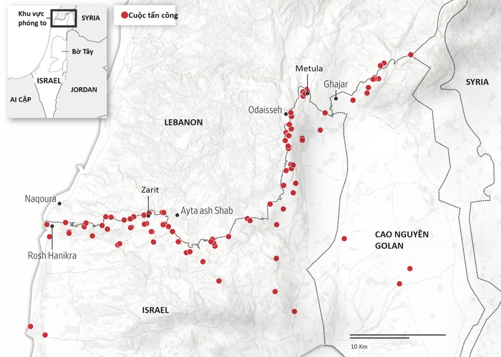 Hình dung xung đột ở Trung Đông qua 6 tấm bản đồ
