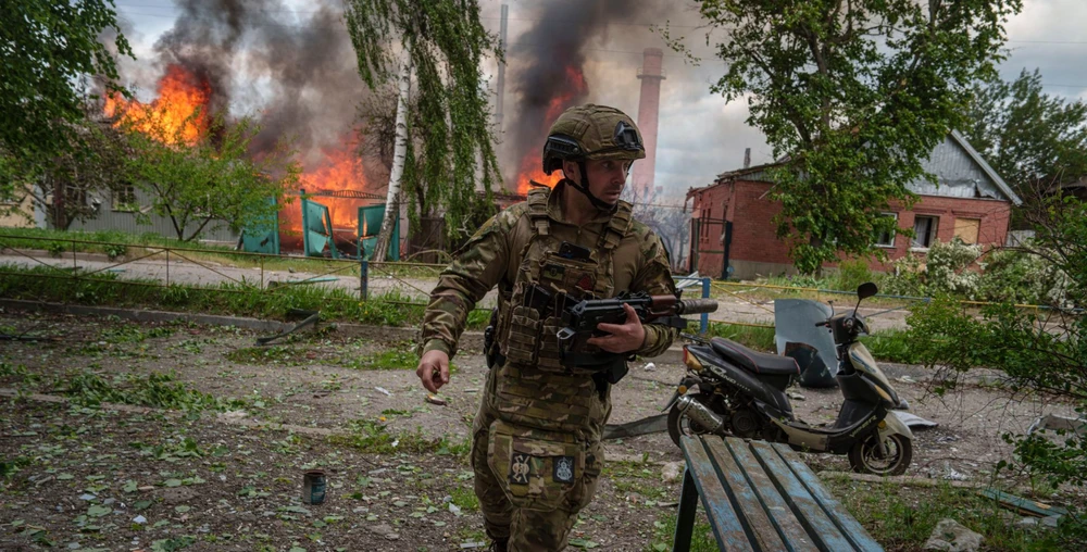 Bên trong một điểm nóng ở mặt trận Kharkiv