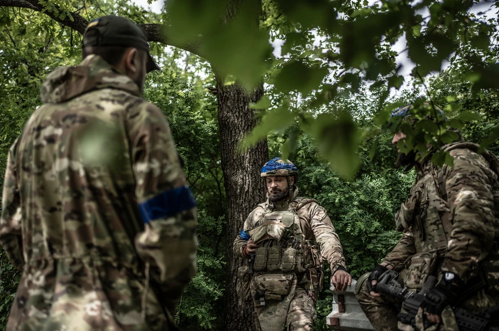 Bên trong một điểm nóng ở mặt trận Kharkiv