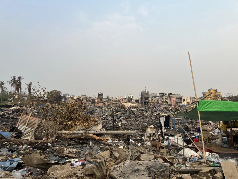 Số người chết do động đất ở Myanmar đã lên tới hơn 3.300