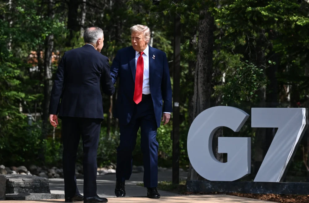 Tổng thống Trump bác tin rời họp G7 sớm vì lệnh ngừng bắn Israel-Iran