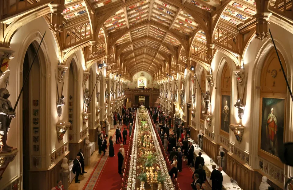 ẢNH: Quốc yến hoành tráng Vua Charles III dành cho Tổng thống Trump