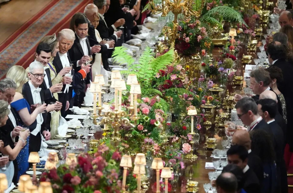 ẢNH: Quốc yến hoành tráng Vua Charles III dành cho Tổng thống Trump