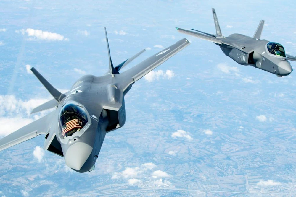 Tiêm kích tàng hình F-35 của quân đội Mỹ. Ảnh: US AIR FORCE