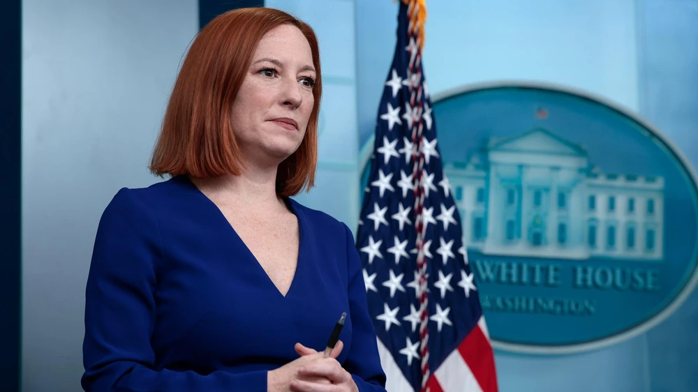 Thư ký báo chí Nhà Trắng Jen Psaki. CNN Thư ký báo chí Nhà Trắng Jen Psaki. CNN