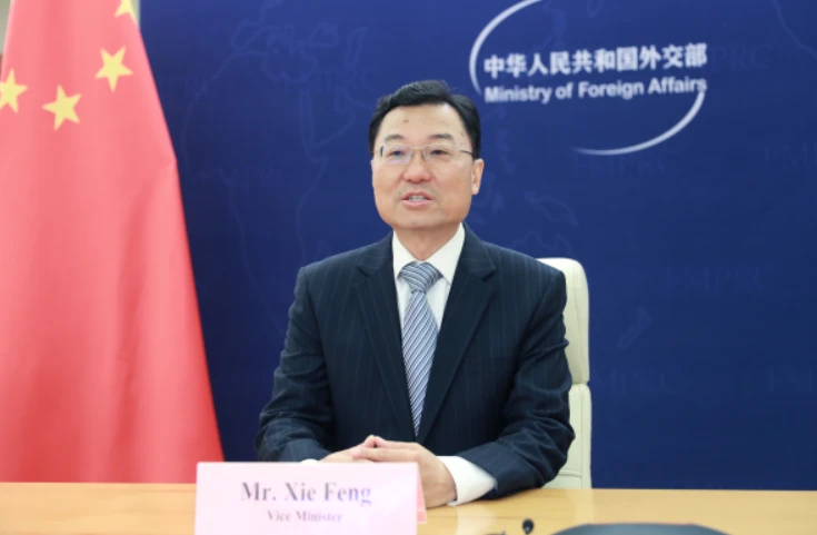 Thứ trưởng Ngoại giao Trung Quốc Tạ Phong. Ảnh: BỘ NGOẠI GIAO TRUNG QUỐC