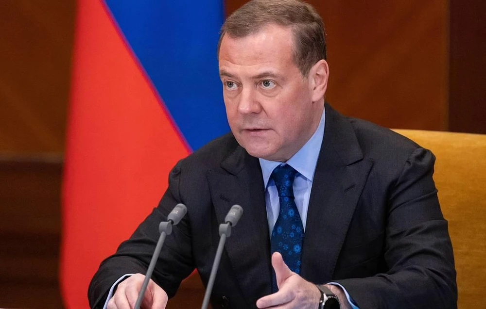 Cựu Tổng thống Nga Dmitry Medvedev. Ảnh: TASS