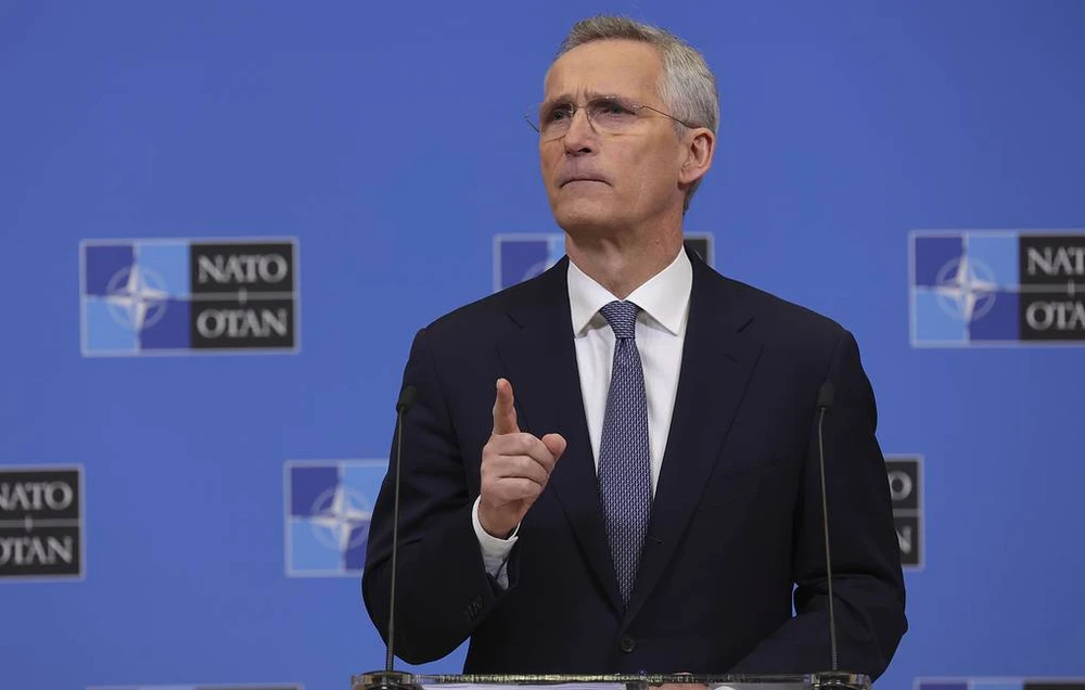 Tổng thư ký Tổ chức Hiệp ước Bắc Đại Tây Dương (NATO) Jens Stoltenberg. Ảnh: AP