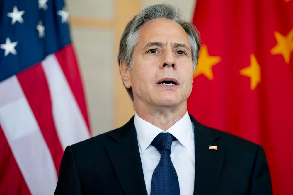 Ngoại trưởng Mỹ Antony Blinken. Ảnh: AFP