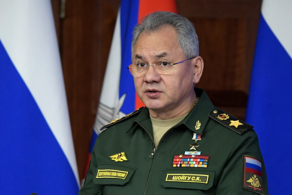 Bộ trưởng Quốc phòng Nga Sergei Shoigu. Ảnh: REUTERS