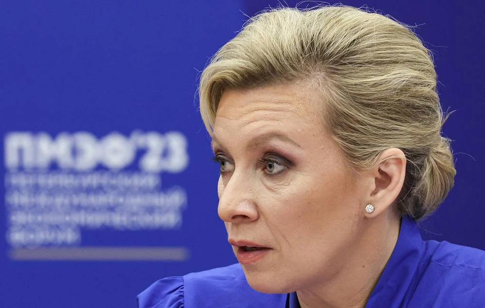 Phát ngôn viên Bộ Ngoại giao Nga Maria Zakharova. Ảnh: TASS