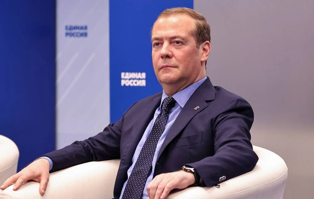 Phó Chủ tịch Hội đồng An ninh Nga Dmitry Medvedev. Ảnh: TASS Phó Chủ tịch Hội đồng An ninh Nga Dmitry Medvedev. Ảnh: TASS