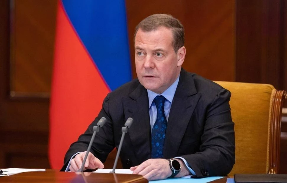 Phó Chủ tịch Hội đồng An ninh Nga Dmitry Medvedev. Ảnh: TASS