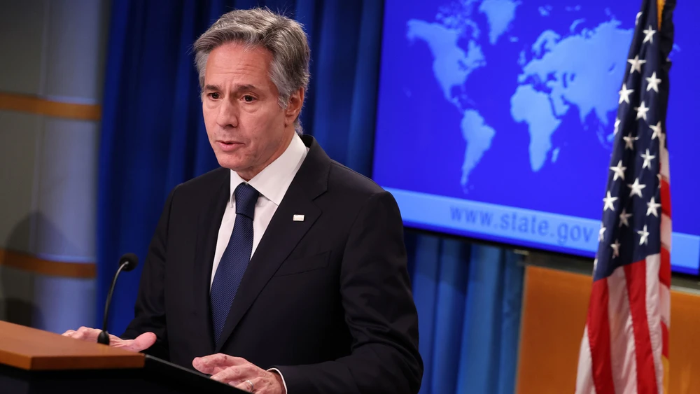 Ngoại trưởng Mỹ Antony Blinken. Ảnh: GETTY IMAGES