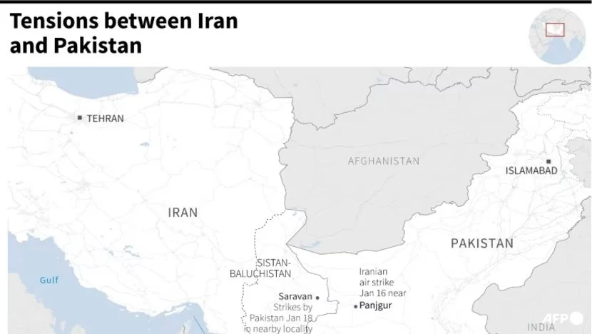 xả súng ở biên giới Iran-Pakistan