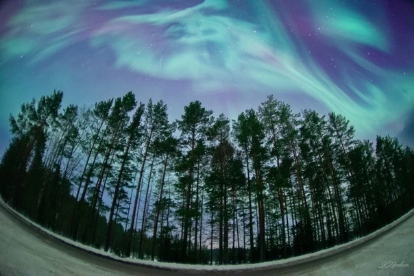 Cực quang ngoạn mục xuất hiện tại Nga