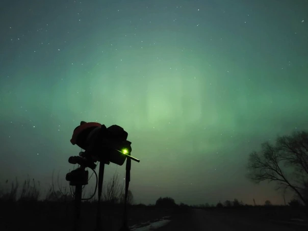 Cực quang ngoạn mục xuất hiện tại Nga