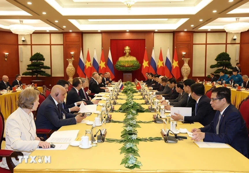 Tổng Bí thư Nguyễn Phú Trọng hội đàm với Tổng thống Putin