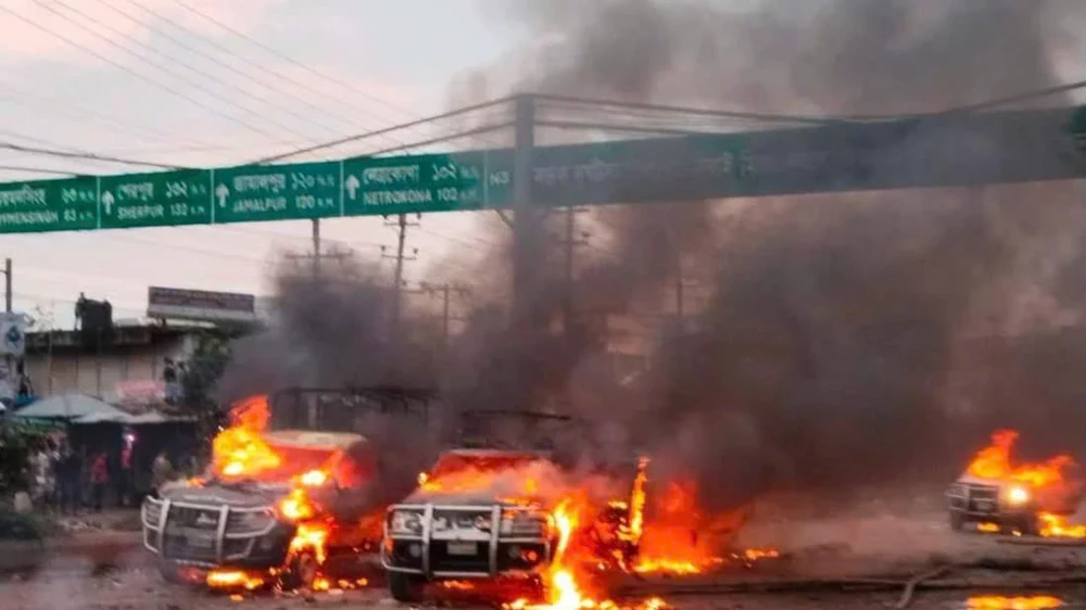 biểu tình Bangladesh