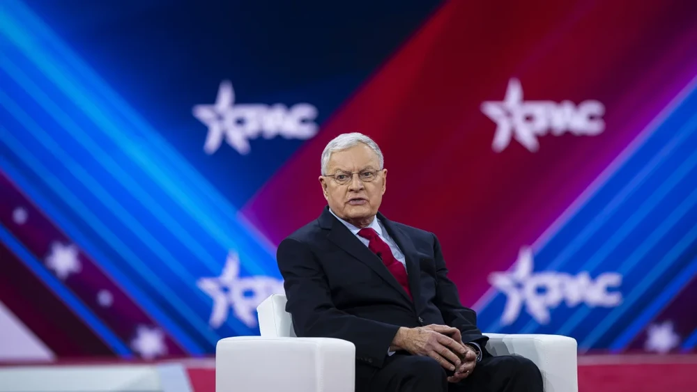 Đặc phái viên của Tổng thống đắc cử Mỹ Donald Trump - ông Keith Kellogg nói về kế hoạch hòa bình cho xung đột Ukraine. Ảnh: REUTERS