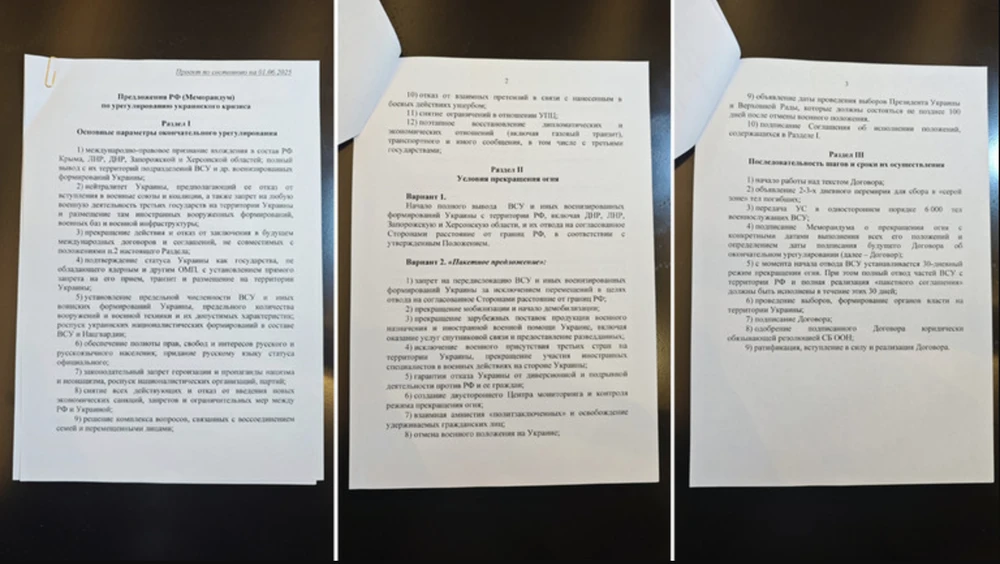 đề xuất hòa bình