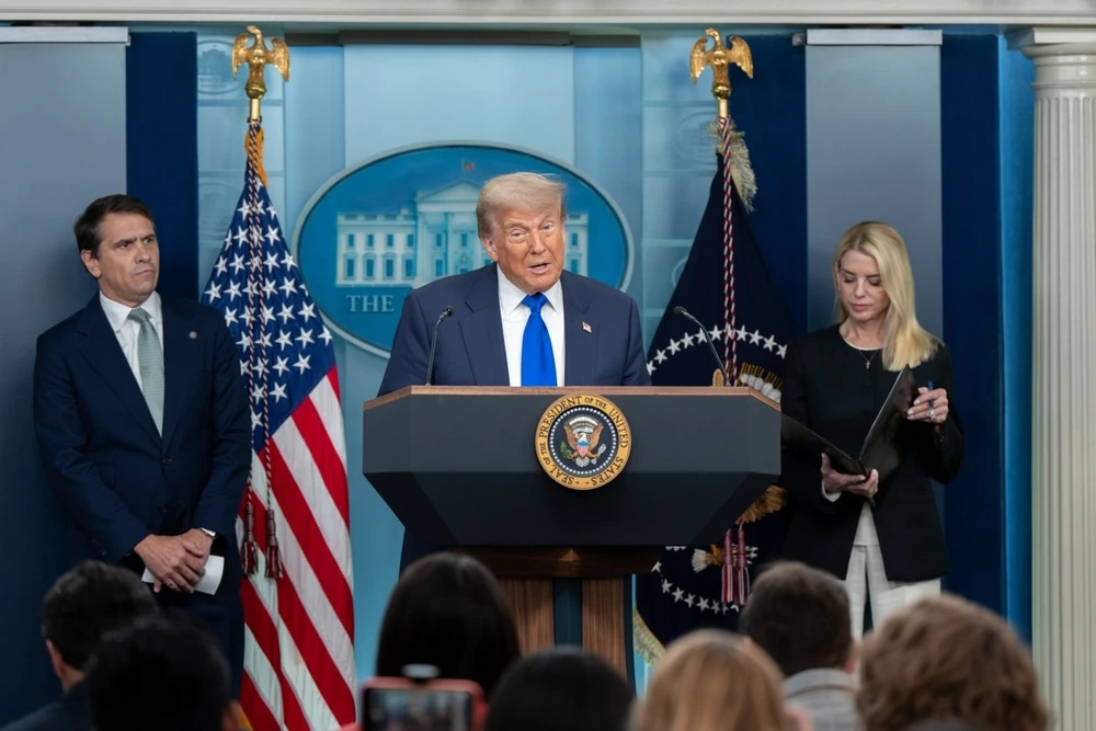 Tổng thống Mỹ Donald Trump. Ảnh: WHITE HOUSE