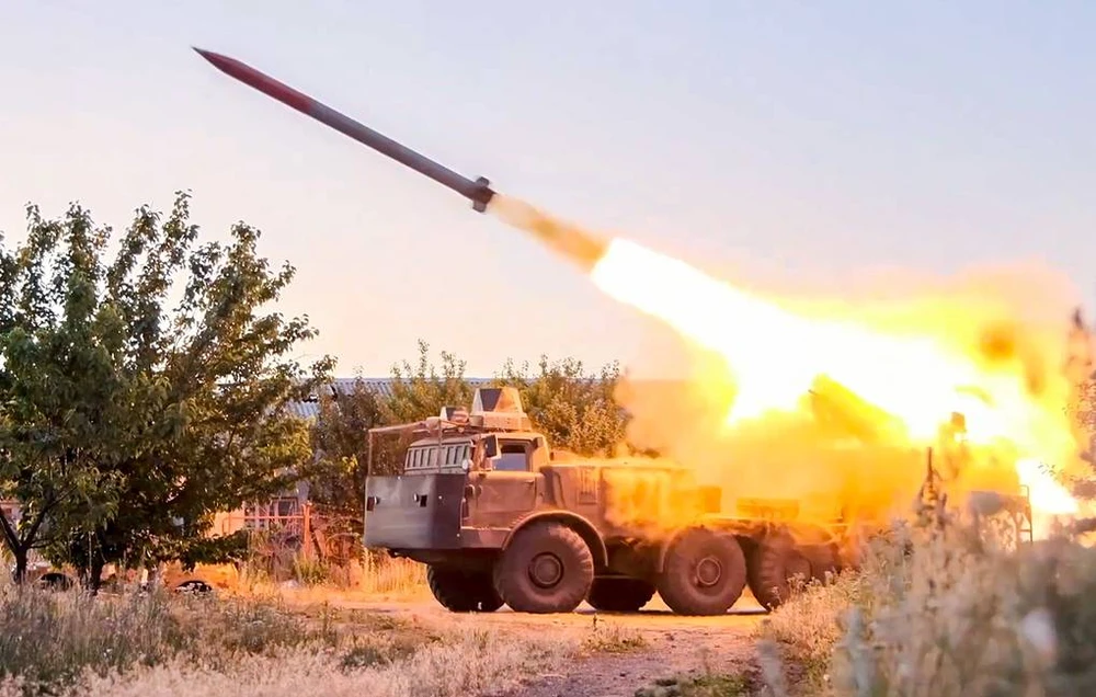 Binh sĩ Nga hoạt động trên chiến trường Ukraine. Ảnh: TASS