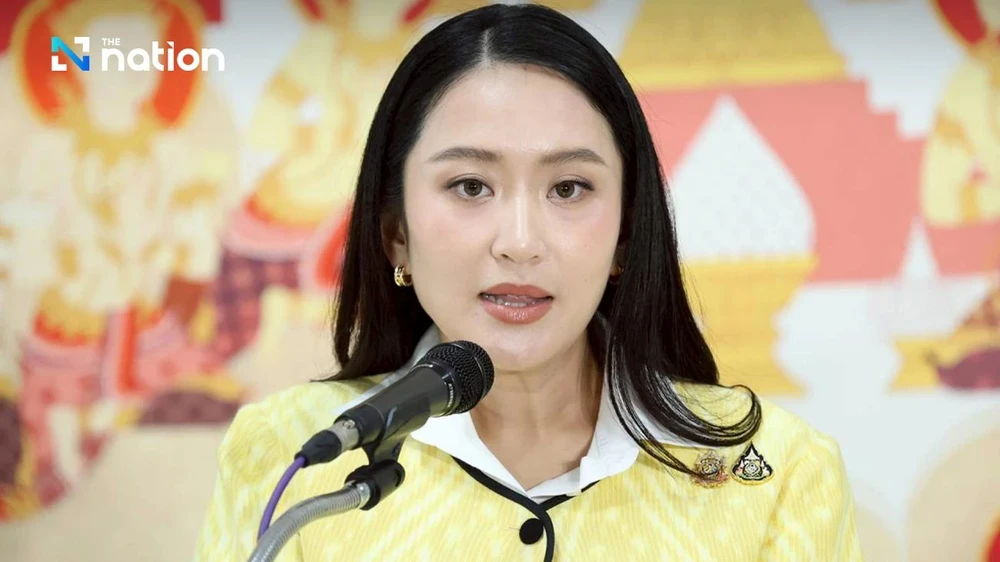 Thủ tướng (đang bị đình chỉ) kiêm Bộ trưởng Văn hóa Thái Lan Paetongtarn Shinawatra. Ảnh: NATION THAILAND