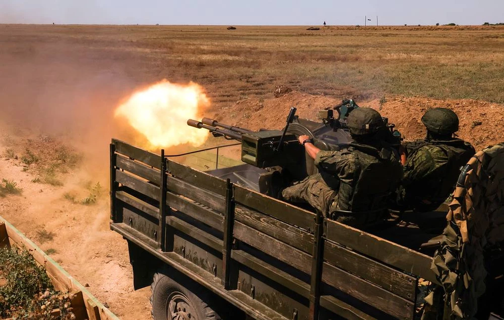 Binh sĩ Nga hoạt động trên chiến trường Ukraine. Ảnh: TASS