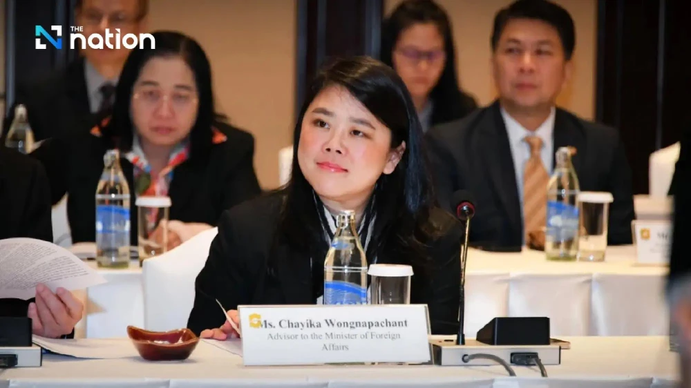 Bà Chayika Wongnapachant - Cố vấn cho Ngoại trưởng Thái Lan. Ảnh: NATION THAILAND