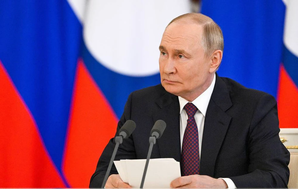 Tổng thống Nga Vladimir Putin. Ảnh: TASS