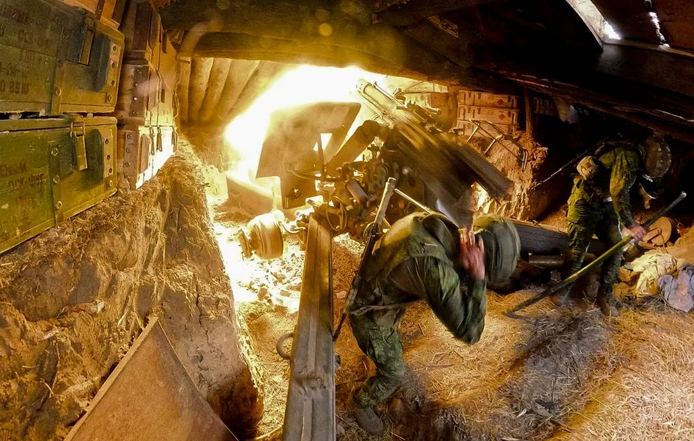 Binh sĩ Nga hoạt động trên chiến trường Ukraine. Ảnh: TASS