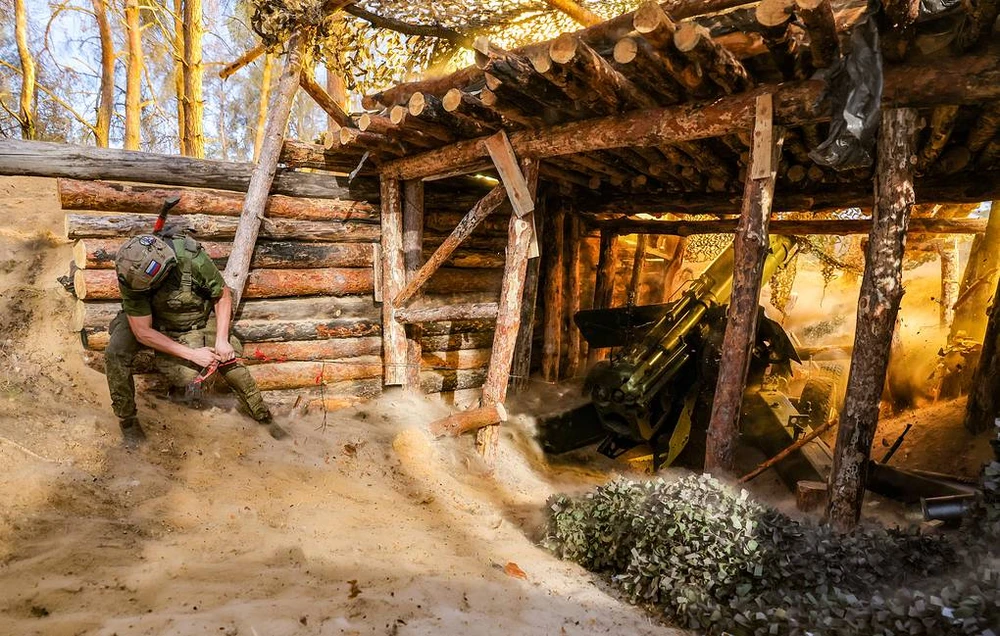 Binh sĩ Nga hoạt động trên chiến trường Ukraine. Ảnh: TASS