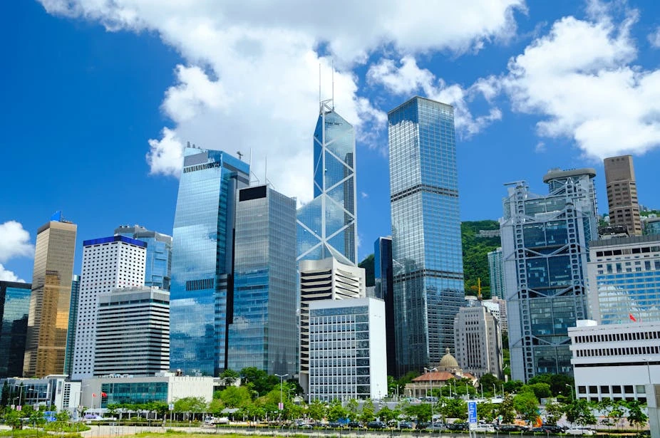 Một góc khu tài chính Hong Kong (Trung Quốc). Ảnh: SHUTTER STOCK