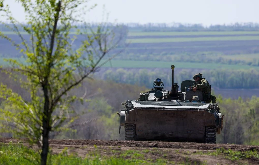 Binh sĩ Nga hoạt động trên chiến trường Ukraine. Ảnh: TASS