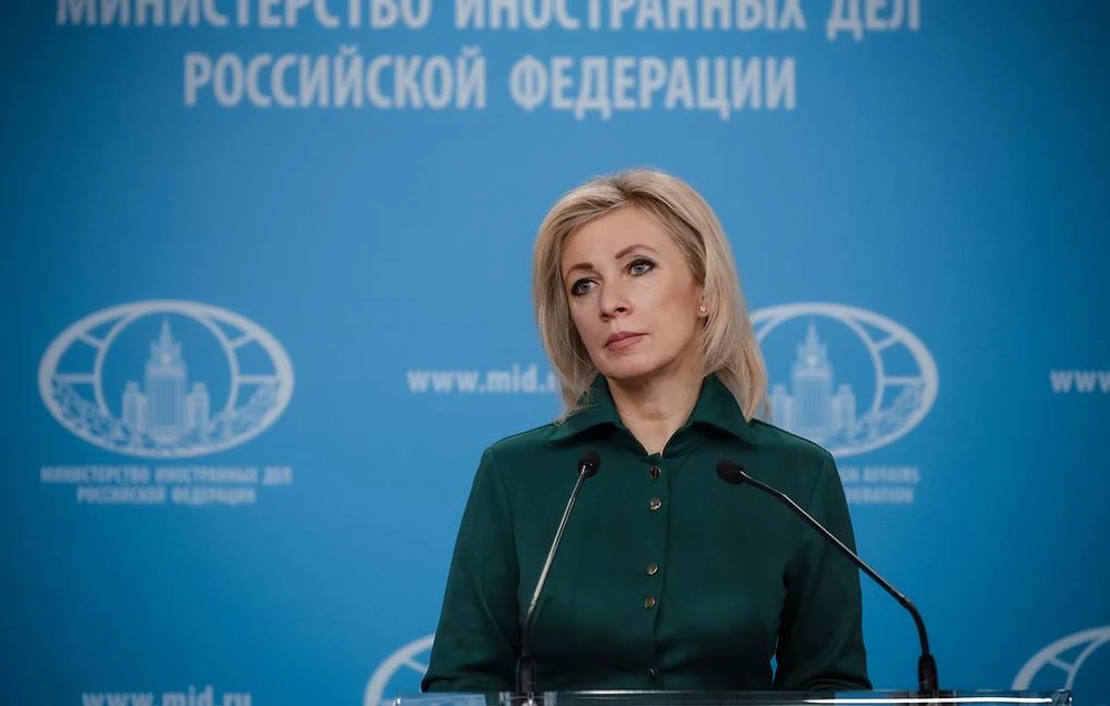 Phát ngôn viên Bộ Ngoại giao Nga Maria Zakharova. Ảnh: TASS