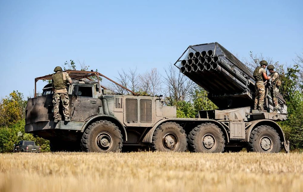 Binh sĩ Nga hoạt động trên chiến trường Ukraine. Ảnh: TASS