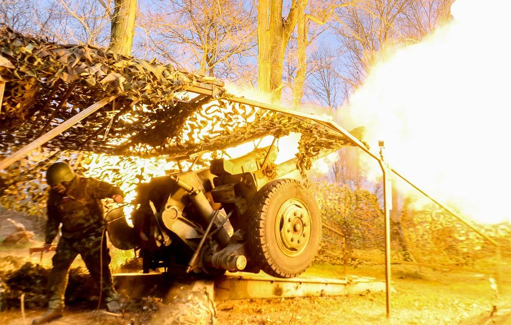 Binh sĩ Nga hoạt động trên chiến trường Ukraine. Ảnh: TASS