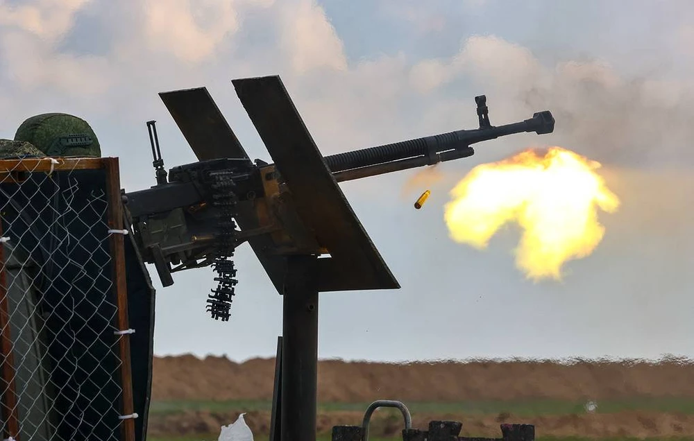 Binh sĩ Nga hoạt động trên chiến trường Ukraine. Ảnh: TASS