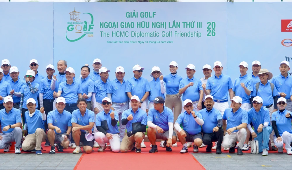 Gắn kết đa phương từ sân cỏ TP.HCM khai mạc Giải golf Ngoại giao Hữu nghị lần 3.JPEG