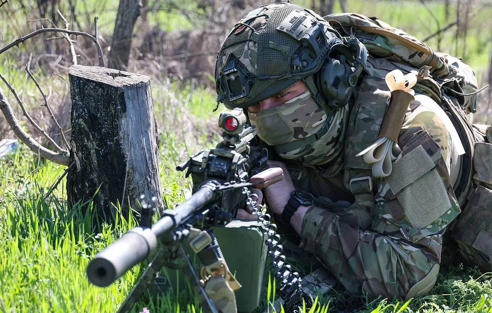 Binh sĩ Nga hoạt động trên chiến trường Ukraine. Ảnh: TASS