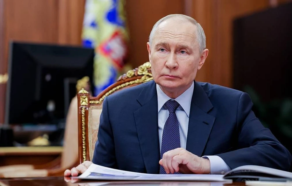 Tổng thống Nga Vladimir Putin. Ảnh: TASS