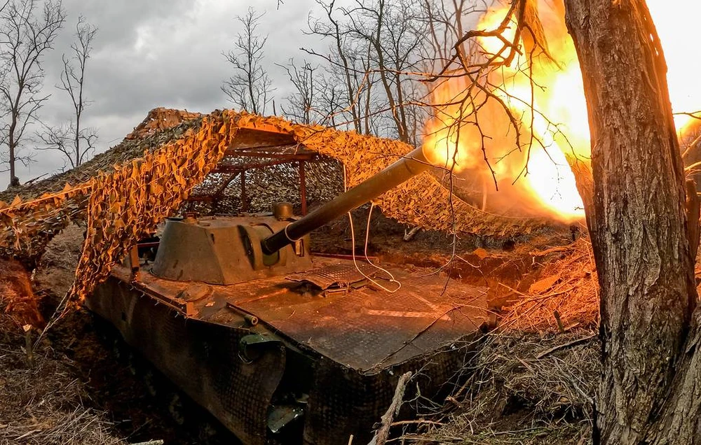 Binh sĩ Nga hoạt động trên chiến trường Ukraine. Ảnh: TASS