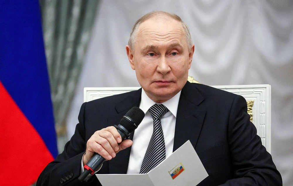 Tổng thống Nga Vladimir Putin. Ảnh: TASS